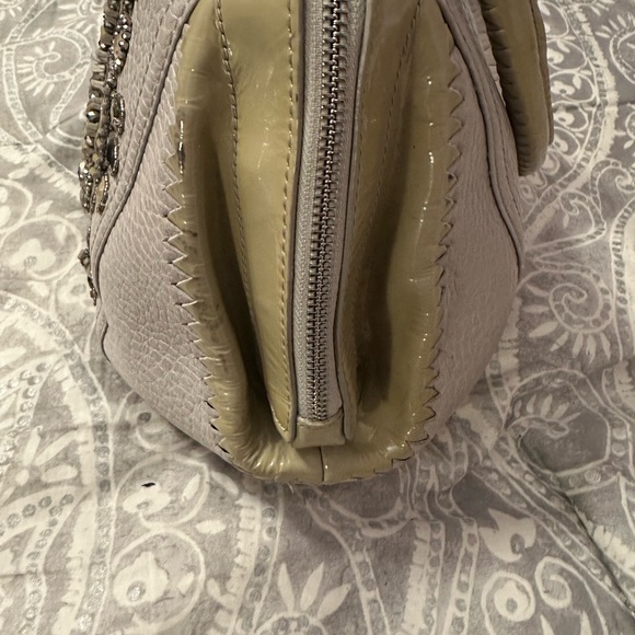 Brighton Masterpiece Anju domed Carina Snake Embossed Jeweled Bag - Picture 6 of 10